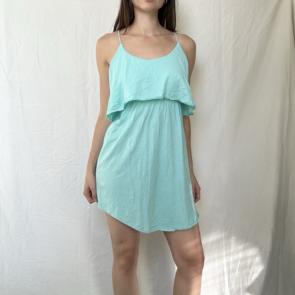 Victoria's Secret Aqua Blue Mini Dress Y2K Beach Coconut Girl